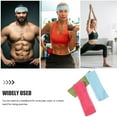 thumbnail image 2 of 3pcs Bandas de sudor deportivas Cabeza transpirable Tandilla de sudor de sudor Bandas de sudor de yoga para mujeres, 2 of 6