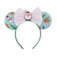 thumbnail image 1 of Diadema con orejas de Mickey Mouse 2022, diadema con lazo de lentejuelas para Festival de copos de nieve de Navidad, accesorios para el cabello de fiesta para mujeres y niñas, regalo Gao Jinjia LED, 1 of 2