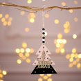 thumbnail image 1 of TopLLC Christmas Decorations Christmas Tree Pendants Wooden Window Door Pendants, 1 of 2