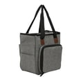 thumbnail image 1 of yuksok Portable Knitting Bag Embroidery Carrying Craft Tools Prevent Tangling Tote Wool gray, 1 of 9