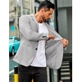 thumbnail image 4 of COOFANDY Men's Casual Regular Fit Blazer Jacket Two Button Suit Jackets Lightweight Sport Coat, 4 of 7