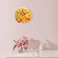 thumbnail image 3 of 14 Inch Wall Clock Battery Operated Silent Clock Decorative for Office, Kitchen, Outdoor, Living Room，Lemon Lime Orange Exquisite Art, 3 of 4