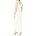 thumbnail image 3 of Alex Evenings Mother of the Bride V-Neck Sleeveless Ruched Dress, Embellished, Women's, 3 of 4