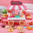 thumbnail image 4 of Cartoon Hamburger Drink Pretend Play Fries Kitchen Pretend Toys Role-Playing Birthday Gifts Simulational Kitchenware Simulational Kitchen Toys Mini Food Toys Fast Food Truck Dessert Cart C 16PCS, 4 of 8