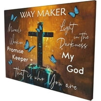 Christian Canvas Wall Art Bible Verse Wall Art Christian Wall Art Religious Wall Art Scripture Wall Art Bible Verses Wall Decor Inspirational Wall Art For Office Christian Posters 12x16inch