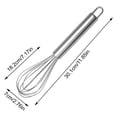 thumbnail image 3 of Stainless Steel Wire Whisk,Manual Balloon Egg Beater for Mixing,Blending and Whisking,Kitchen Utensil for Baking and Cooking, 3 of 6