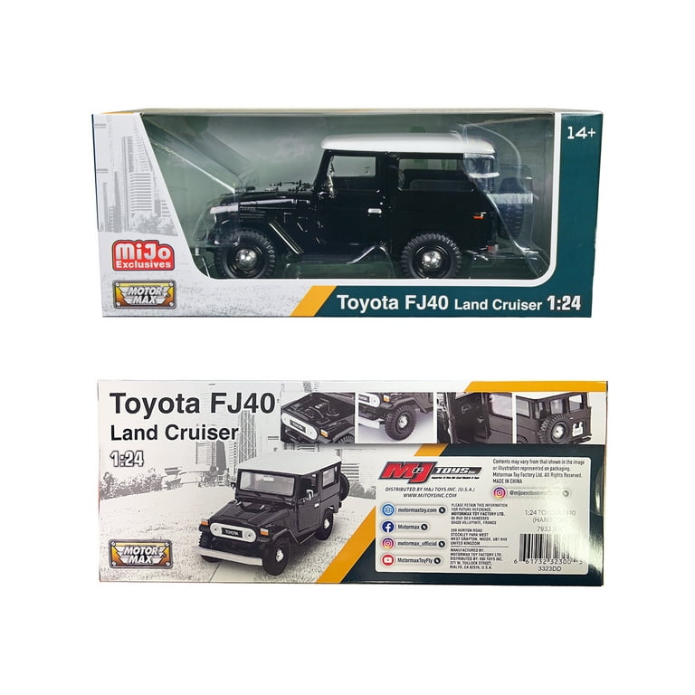 ミニカー Toyota FJ40 Land Cruiser 1:24 MOTORMAX 79323 TOYOTA FJ40 LAND CRUISER 1/24 DIECAST Model