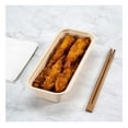 thumbnail image 4 of Pulp Tek 9.2 x 3.8 x 1.8 Inch Takeaway Food Boxes 100 Disposable Take Out Containers - Lids Sold Separately Freezable Bagasse Catering Food Containers Microwavable 17 Ounce, 4 of 9