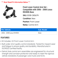 thumbnail image 2 of Front Lower Control Arm Set - Compatible with 2006 - 2008 RX400h Base 2007, 2 of 2
