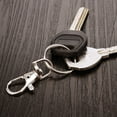 thumbnail image 3 of 25 Pieces Key Rings Key Chain Round DIY Accessory Strong Blank Circle Practical Corrosion Resistance Birthday Gifts for Home Car silver, 3 of 7