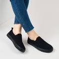 thumbnail image 6 of Ecetana Women's Slip on Shoes Canvas Sneakers Loafers Non Slip Shoes Low Top Casual Shoes, 6 of 7