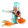 thumbnail image 2 of Mandoline Slicer Vegetable Cutter Chopper Dicer, Onion Cutter Chopper Pro, Kitchen Potato Slicer Food Slicer Cheese Chopper Veggie Cutter for Cucumber, 3 Interchangeable Blades with Peeler, 2 of 6