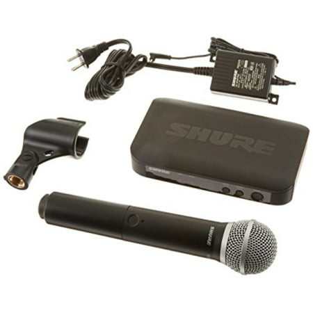 Shure BLX24PG58H10 Wireless Vocal System with PG58 Handheld Microphone, (Best Shure Wireless Microphone System)