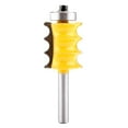 thumbnail image 2 of Triple Bead & Flute Furniture Molding Router Bit Set - 1/2" 1/4" Shank 0.25inch, 2 of 7