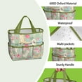 thumbnail image 4 of Garden Tool Bag,Labrador Dog and Flower Floral Garden Tool Organizer,Garden Gifts,Waterproof Multi-Pocket Garden Tool Storage 11.8x5.5x11.4 Inch(Tools NOT Included), 4 of 6