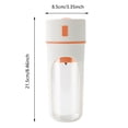 thumbnail image 3 of Forestwhale Portable Smoothie Blender 8.5" Personal Shake Maker with On-The-Go Lid Rechargeable Cordless Travel Mixer for Protein Drinks and Ice Crushing, 3 of 4