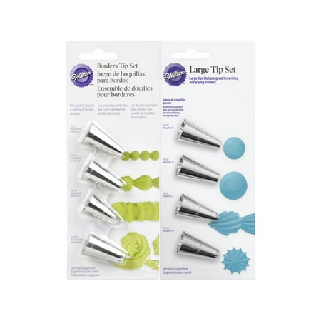 Wilton Decorating Tip Set 8pcs Walmart Com
