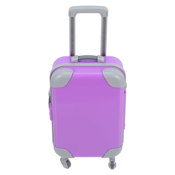 YSNOOWE Miniature Luggage Mini Suitcase Lavender ABS 1Pcs Childs Play