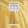 thumbnail image 2 of Manta polar Bedsure, tamaño king, gruesa y suave, sherpa, color amarillo, 274 x 229 cm, 2 of 9