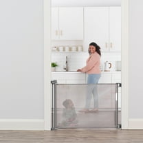 Regalo Retractable Baby Gate, Expands up to 50" Wide, Includes Wall Mounts