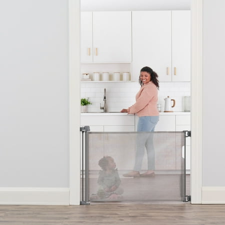 Regalo Retractable Baby Gate Expands up to 50 Wide Includes Wall Mounts