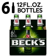 Beck's German Beer, 6 Pack Beer, 12 fl oz Bottles, 4.8% ABV