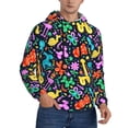 thumbnail image 2 of Goofa Colorful Air Balloons1 for Men's Hooded Sweatshirt - Lightweight Pullover Hoodie with Kangaroo Pocket, Perfect for Everyday Wear-Medium, 2 of 7