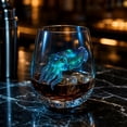 thumbnail image 6 of 2D Stemless Wine Glasses, Ocean Series Stemless Drinkware Tumbler, Beach Themed Decor Bar Glass Cup, Coastal Housewarming Gift for Ocean Lovers, 6 of 6