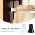 thumbnail image 2 of KONTONTY 4PCS Decorative Curtain Rod Ends Iron Square End Cap Easy To Install Home Decoration, 2 of 8