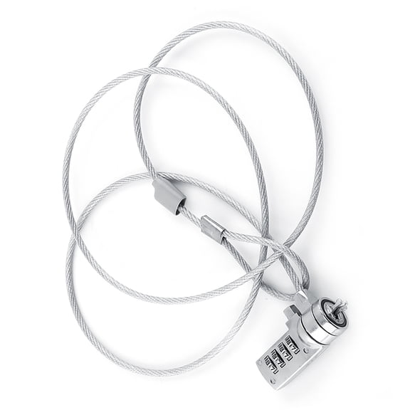 Gegong Laptop Combination Security-Lock Cable Chain Theft Deterrent 4 Digit Password For Notebook PC,Digit Password Lock,Lock Cable