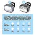 thumbnail image 4 of Bike Light Set Super Bright,bike Usb Rechargeable Led Light,bike Light For Night Riding,bike Front And Tail Light - RIpj, 4 of 5