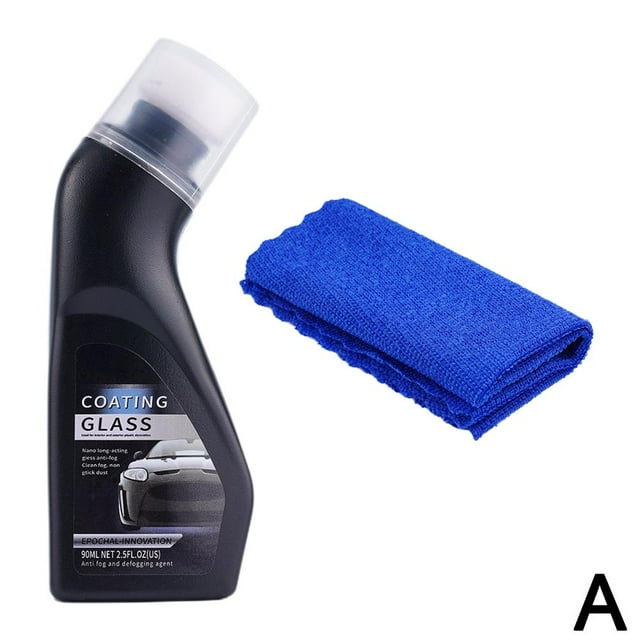 Micro-Molecular Anti-Fog Coating Agent Wiper, Magic Gem Anti-Fog Coating, Anti Fog for Car Windshield, Magic Gem Coating Glass with Applicator for Car Windshield, Windows, Mirrors, Glasses V