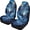Blue Galaxy Wolf, variant on chaqlin Blue Galaxy Sea Turtle Print Car Front Seat Cover 2 Piece Vehicle Interior Cover Protector Decor Accessory Seat for SUV Truck Van Sedan