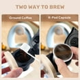 thumbnail image 3 of i Cafilas MINI Q Single Serve Coffee Maker Machine for Ground Coffee Low Decibel Silent No Vibration,Champagne, 3 of 14