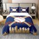 thumbnail image 1 of Equipo 100% Algodón Funda Nórdica King para Niños Jóvenes Hombres,Juego de Cama de Béisbol para Niños, 1 of 7