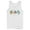 White, variant on Men's Batman Tropical Logo Tank Top Royal Blue Large