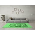 thumbnail image 3 of Ahgly Company Indoor Rectangle Abstract Emerald Green Modern Area Rugs, 6' x 9', 3 of 4