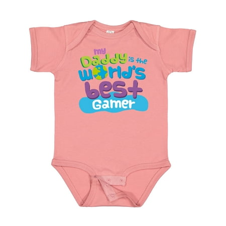 

Inktastic World’s Best Gamer Daddy Gift Baby Boy or Baby Girl Bodysuit