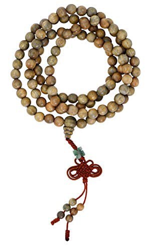 108 Prayer Beads Bracelet Wooden Sandalwood Beads Meditation Yoga Mala Buddhist Beads Relieve Anxiety Wooden Beads Necklace Green Beads Red Beads Necklace