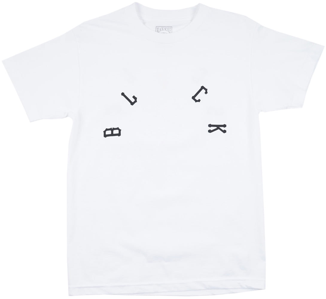 Black Scale Feather King T-Shirt White BLVCK SCVLE Mens