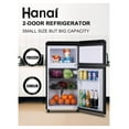 Compact Refrigerator 3.5 Cu.Ft Mini Fridge With Freezer 2 Door Mini