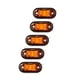 thumbnail image 1 of 5 luces LED marcador lateral impermeables para camiones remolque 12 V-24 V (amarillo), 1 of 9