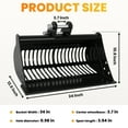 thumbnail image 2 of Mini Excavator Screening Bucket23.6 Inch Sieve Bucket, Precise Stone-Soil Separation Excavator Accessory, Specially Designed for Separating Stones and Sand for Material Filtering, 2 of 8