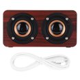 thumbnail image 1 of Wooden  Speaker Wooden Retro   Speaker Wooden  Home Stereo Speaker Wireless Speaker Wooden  Speaker Retro Wireless Subwoofer  Stereo Speaker For Home Tablet, 1 of 8
