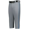 thumbnail image 2 of Russell R21LGM.B9R.3XL Adult Piped Diamond Series Knicker 2.0 Pant, Baseball Gray & Royal - 3XL, 2 of 2
