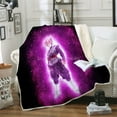 thumbnail image 3 of Fashion Dragon Ball Animation Pattern Nap Blanket 3D Digital Printed Bedroom Sofa Soft Comfortable Flannel Lamb Sherpa Blanket, 3 of 4