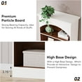 thumbnail image 3 of Tribesigns 5-Shelf White Bookcase and Bookshelf, 70.9'' Tall Bookcase for Living Room, Home Office, 3 of 7