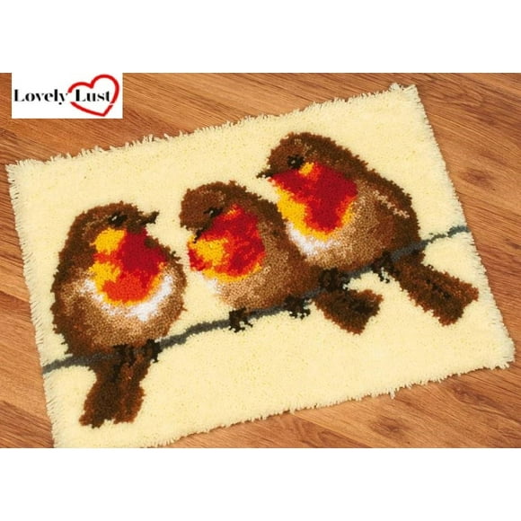Trousse d'Accrochage pour Loquet de Tapis à 3 Oiseaux