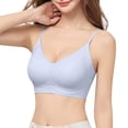 thumbnail image 4 of Njagoc3 Push Up Bras for Women Adjustable Straps Wireless Bra Breathable Soft Bra Seamless Daily Bra, 4 of 5