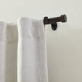 thumbnail image 4 of Threadmade Serena Single Curtain Rod with Contemporary Cap Finial, Antique Bronze - 32"W x 142"L, 4 of 6